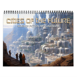 2026 städer i framtiden 5 Science fiction Kalender