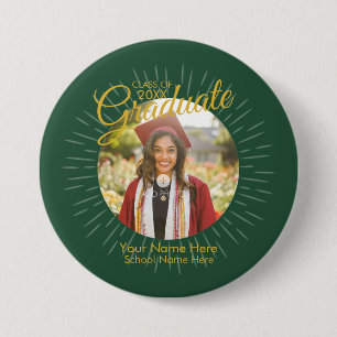 2026 Star Graduate-knapp (grön) Knapp