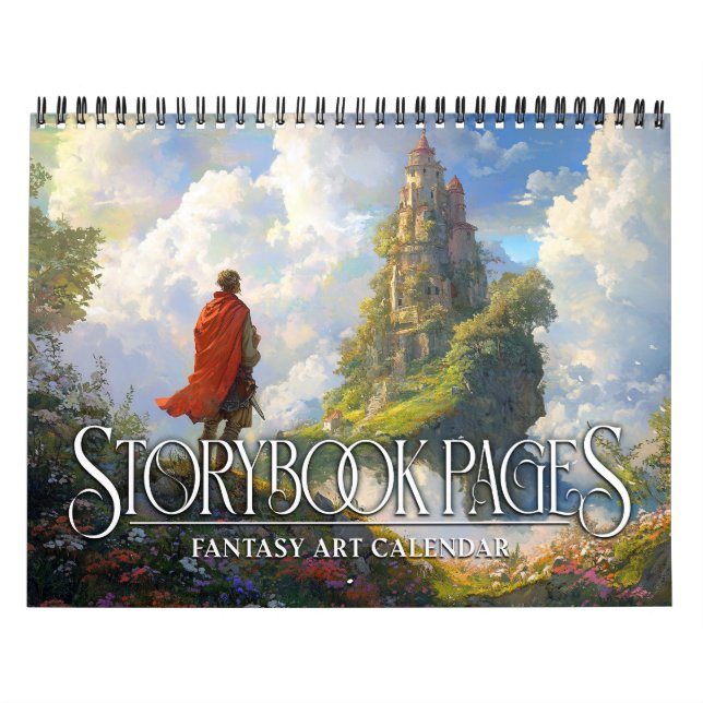 2026 Storybook Pages Fantasy Art Calendar Kalender (Omslag)