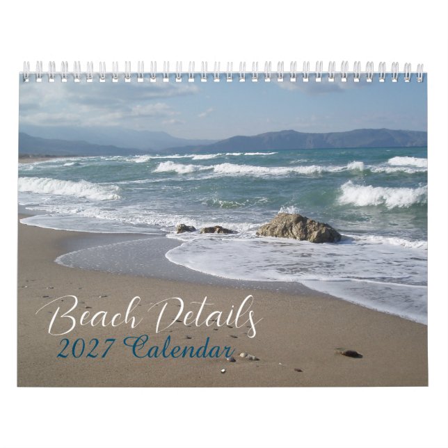 2026 Strandscener Kalendarium Kalender (Omslag)
