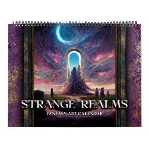 2026 Strange Realms 3 Fantasy Sci-Fi Calendar Kalender