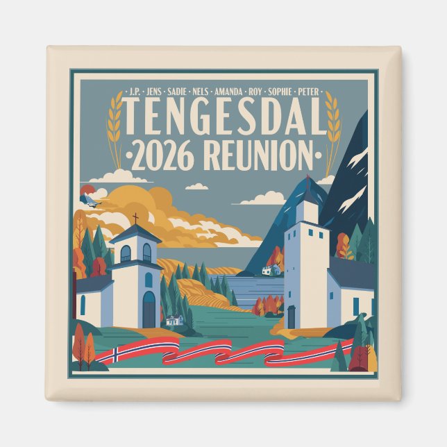2026 Tengesdal Familjeåterträff Magnet (Framsidan)