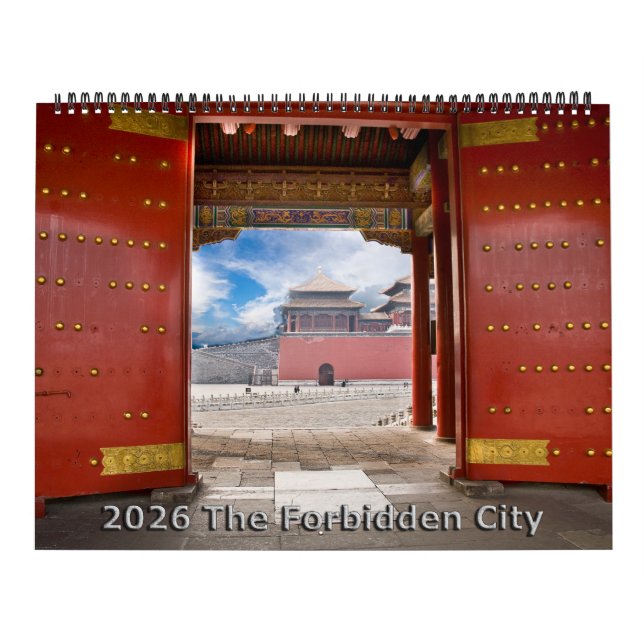 2026 The Forbidden City Calendar Kalender (Omslag)