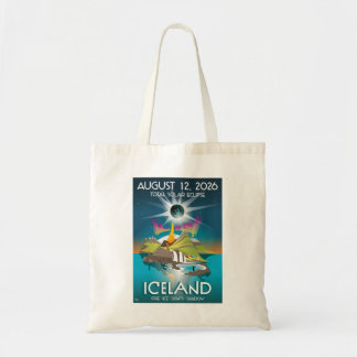 2026 total eclipse in Iceland - Tote bag Tygkasse