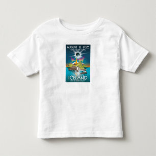 2026 total förmörkelse i Island - t-shirt