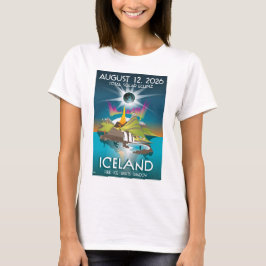 2026 total solförmörkelse i Island - T-shirt