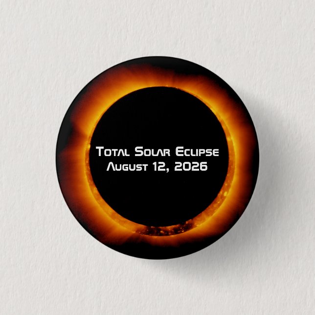 2026 Total solförmörkelse Knapp (Framsida)