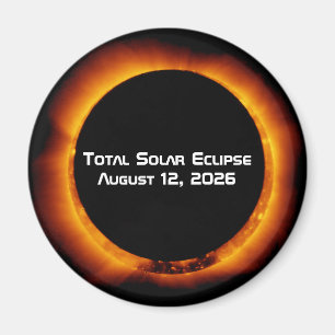 2026 Total solförmörkelse Magnet