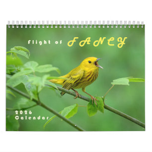 2026 Trädsångare - Original kalender med fågelfoto