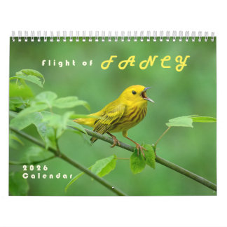 2026 Trädsångare - Original kalender med fågelfoto