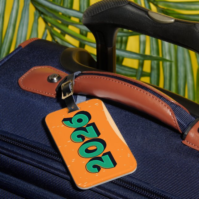 2026 traveling year Luggage Tag Bagagebricka (Framsida Insitu 1)