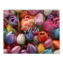 2026 Tulpaner Väggkalender