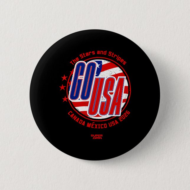 2026 USA Fotboll Fan Världscupen  Knapp (Framsida)