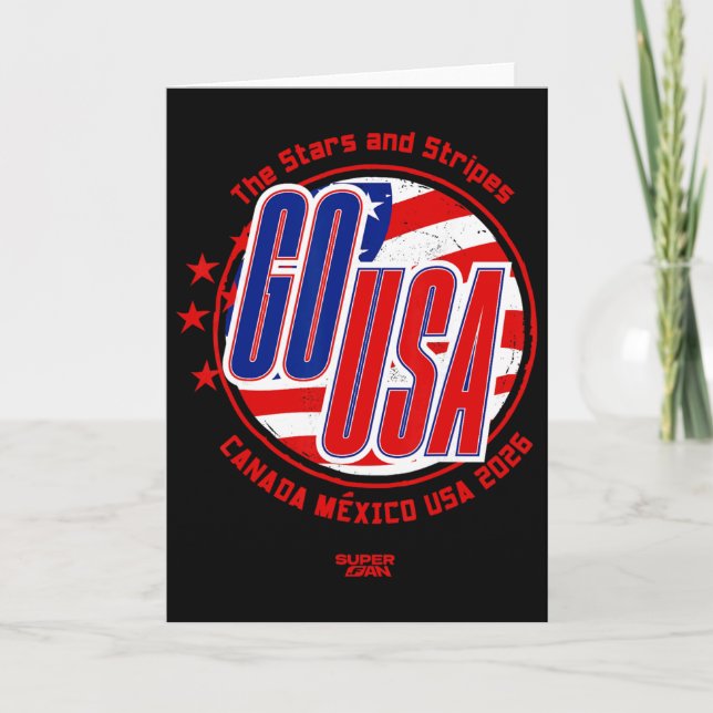 2026 Usa Fotboll Fan Världscupen  Kort (Framsida)