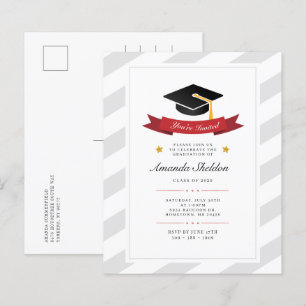 2026 Utexamensfirande Elegant Invitation till Exam