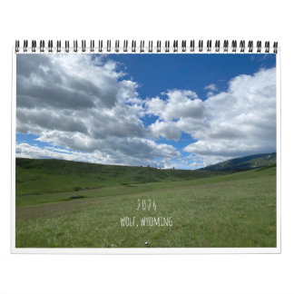 2026 Varg, Wyoming Scenery Calendar Kalender