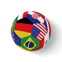 2026 Världscup Fotboll Flagga Knapp