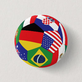 2026 Världscup Fotboll Flagga Knapp