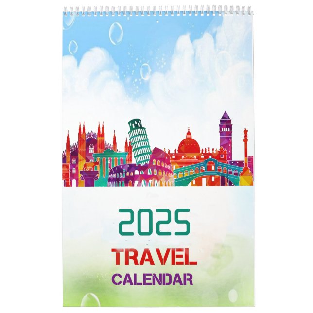 2026 VÄRLDSTÄDER FÖR RESOR KALENDER (Omslag)