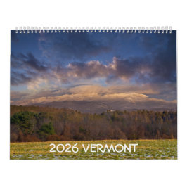 2026 Vermont kalender