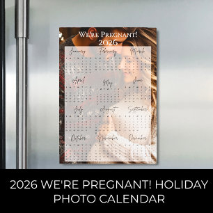 2026 Vi är gravid Helgdag Fotokalender