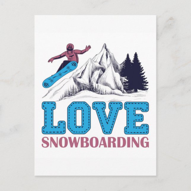 2026 Vinter-OS Damernas Snowboard Halvpipe Helg Vykort (Framsida)