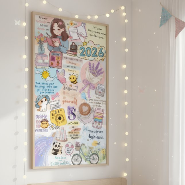 2026 Vision Board Collage Poster (Skapare uppladdad)