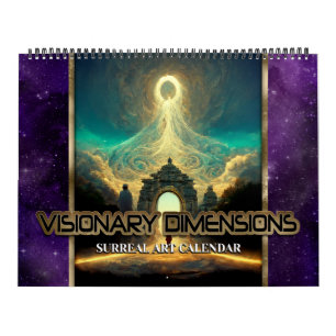 2026 Visionärsdimensioner 2 Surreal Art Calendar Kalender