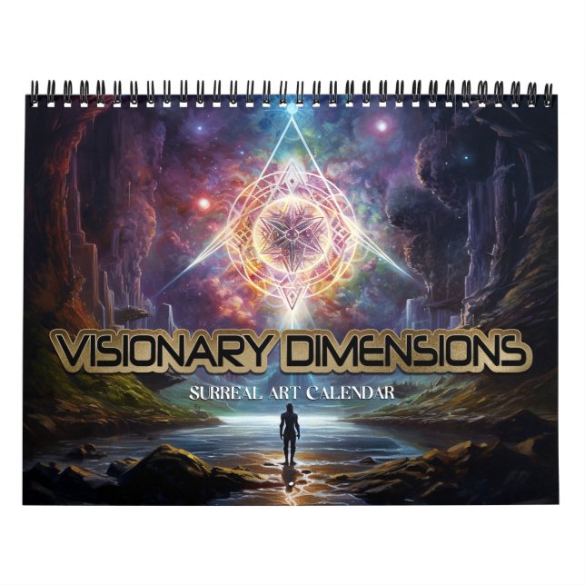 2026 Visionärsdimensioner 7 Surreal Art Kalender (Omslag)
