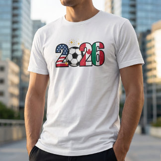 2026 VM-firande Nummerkonst T Shirt
