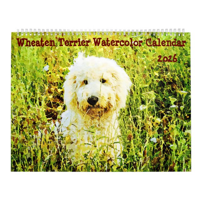 2026  Wheaten Terrier Dog Mama Mom Owner Gifts Kalender (Omslag)