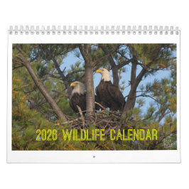 2026 Wildlife Calendar by Kevin Harris Kalender