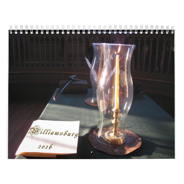 2026 Williamsburg-kalender Kalender (Omslag)