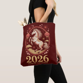 2026 Year Of Horse Chinese New Year Wall Tote Tygkasse