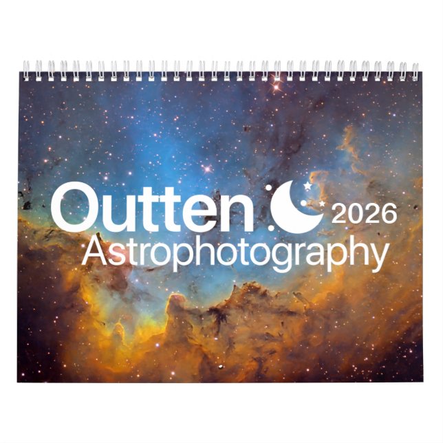 2026 Year Of Space Outten Astrophotography Calenda Kalender (Omslag)