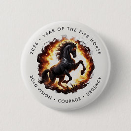 2026 Year of the Fire Horse Motivational Knapp