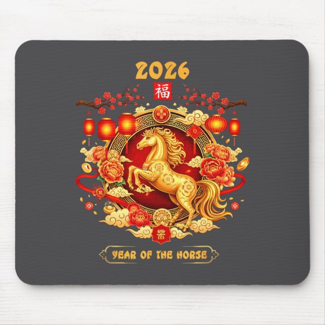 2026 Year Of The Horse Chinese Zodiac Art  Musmatta (Framsidan)