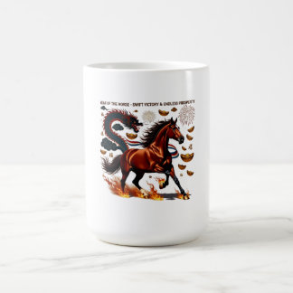 2026 Year of the Horse Triumph, Lunar Zodiac Gift Kaffemugg