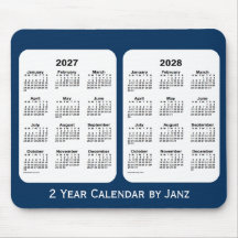 2027-2028: Polisboxens blå tvåårskalender från Jan