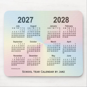2027-2028 Rainbow Cloud School Calendar av Janz Musmatta