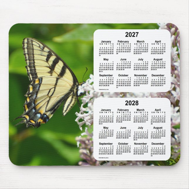 2027-2028 Swallowtail Butterfly Calendar av Janz Musmatta (Framsidan)