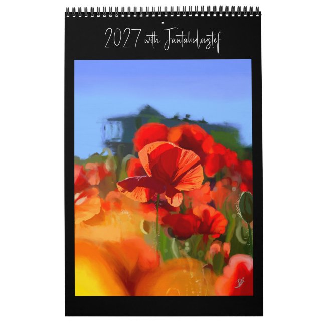 2027 (202x) med fantabuloustef-konst  kalender (Omslag)
