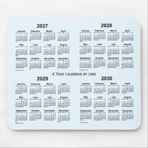 2027-2030 Alice Blue 4 Year Calendar av Janz Musmatta