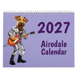 2027 Airedale Hundkalender Kalender