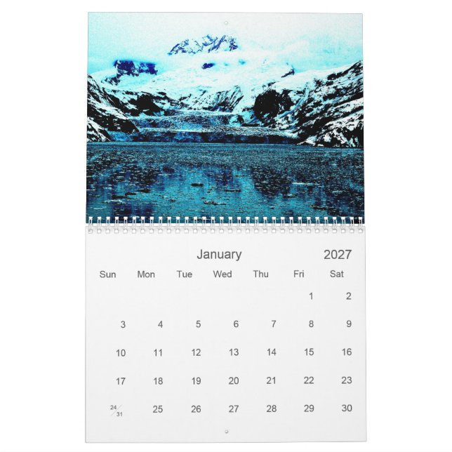 2027 Alaska Kalender (Jan 2027)