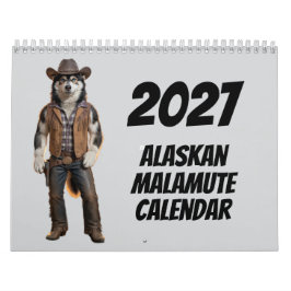 2027 Alaskan Malamute Hundkalender Kalender