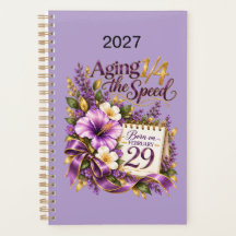 2027 Åldrande 1/4 i takten 29 februari Blommig