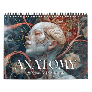 2027 Anatomi 2 Surrealistisk konstkalender Kalender