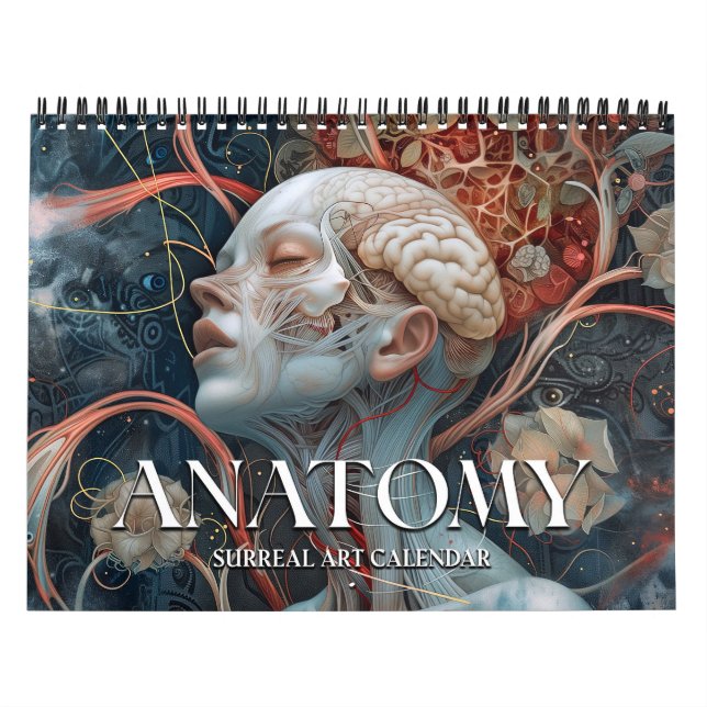 2027 Anatomi 2 Surrealistisk konstkalender Kalender (Omslag)