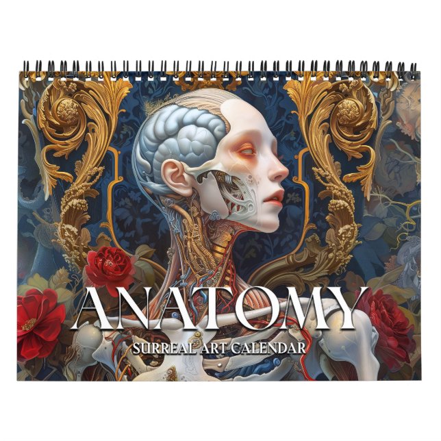 2027 Anatomi 3 Surreal konstkalender Kalender (Omslag)